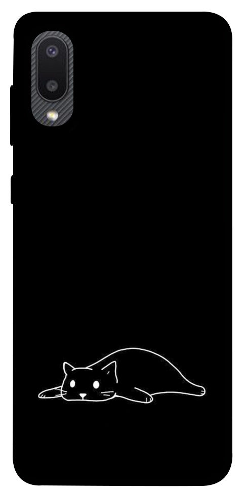 Чехол Lazy cat для Galaxy A02