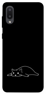 Чехол Lazy cat для Galaxy A02