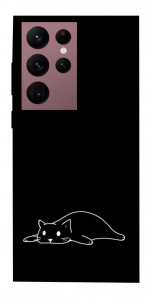 Чехол Lazy cat для Galaxy S22 Ultra
