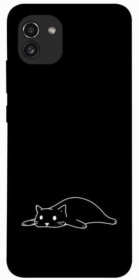 Чехол Lazy cat для Galaxy A03