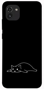 Чехол Lazy cat для Galaxy A03