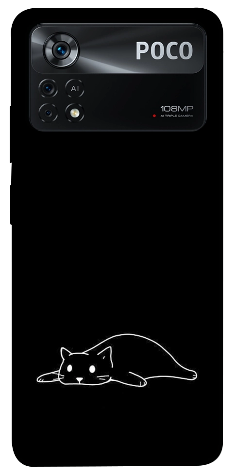 Чехол Lazy cat для Xiaomi Poco X4 Pro