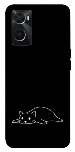 Чехол Lazy cat для Oppo A76 4G