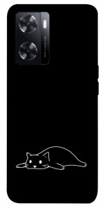 Чехол Lazy cat для Oppo A57s