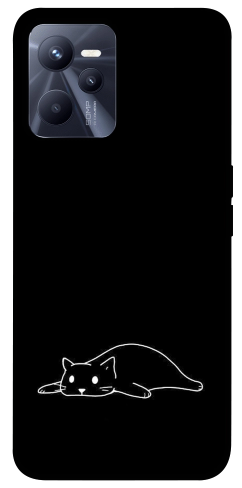 Чехол Lazy cat для Realme C35