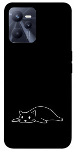 Чехол Lazy cat для Realme C35