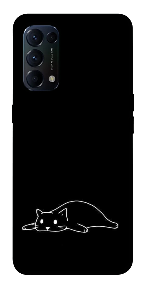 Чохол Lazy cat для Oppo Reno 5 4G