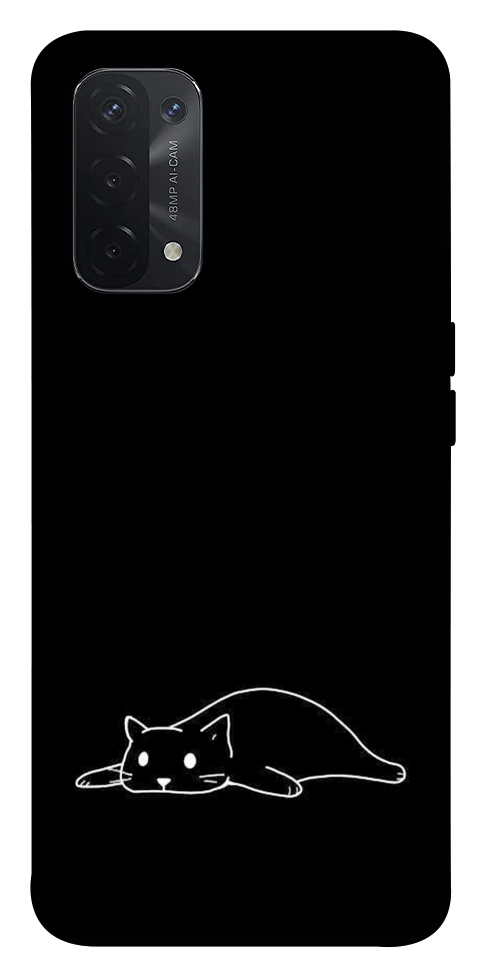 Чехол Lazy cat для Oppo A74 5G