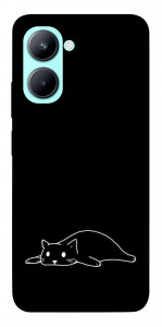 Чехол Lazy cat для Realme C33