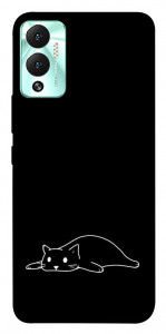Чехол Lazy cat для Infinix Hot 12 Play