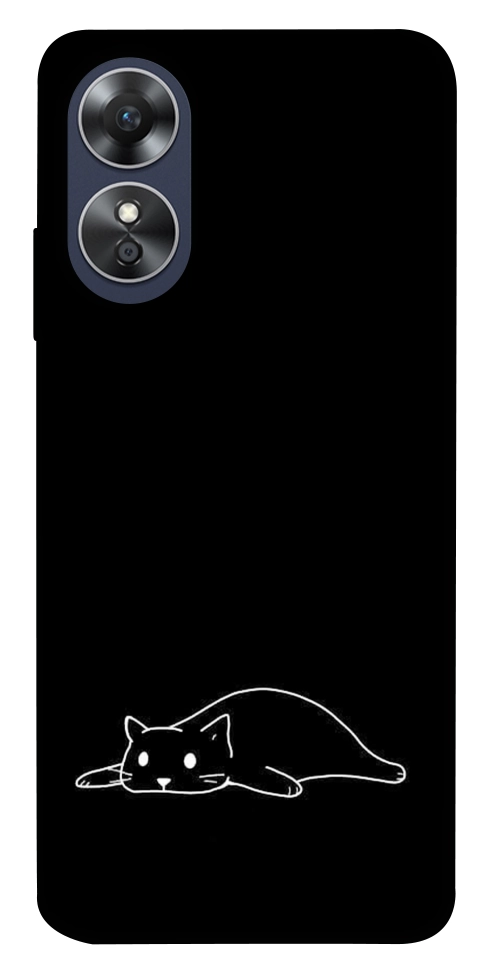 Чехол Lazy cat для Oppo A17