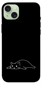 Чехол Lazy cat для iPhone 15 Plus