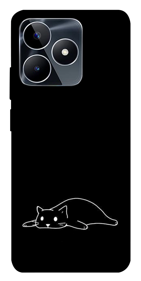 Чехол Lazy cat для Realme C53