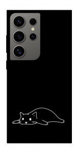 Чехол Lazy cat для Galaxy S24 Ultra