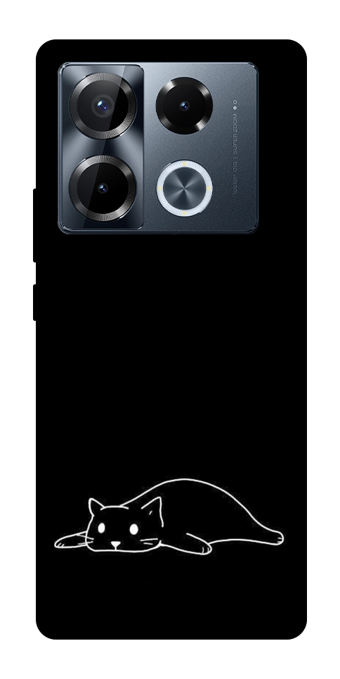 Чехол Lazy cat для Infinix Note 40 Pro 4G