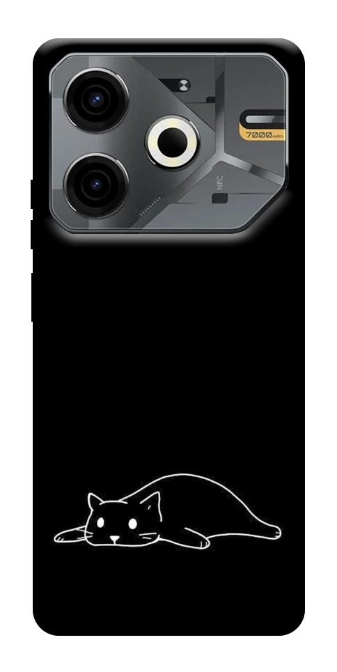 Чехол Lazy cat для TECNO Pova 6 Neo (LI6)