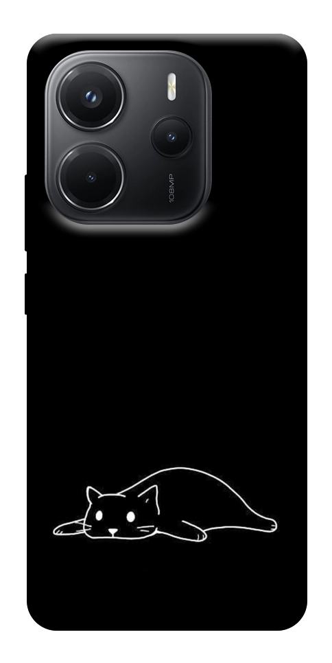 Чехол Lazy cat для Xiaomi Redmi Note 14 4G (Europe version)