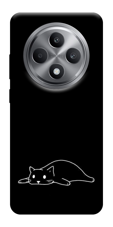 Чехол Lazy cat для Oppo Reno 12 F 4G