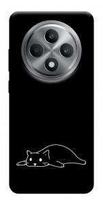 Чехол Lazy cat для Oppo Reno 12 F 4G