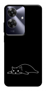Чехол Lazy cat для Realme Note 60x