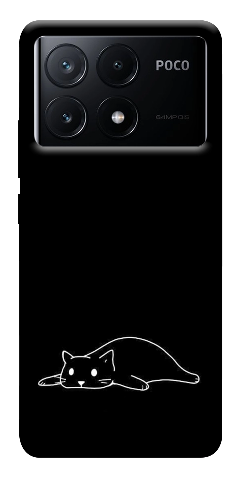 Чехол Lazy cat для Xiaomi Poco X6 Pro