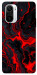 Чохол Black red marble для Xiaomi Redmi K40