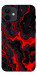 Чохол Black red marble для iPhone 12 mini