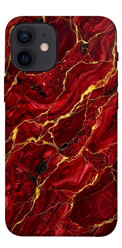 Чохол Burgundy gold для iPhone 12 mini