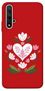 Чохол Квітуче серце для Huawei Honor 20