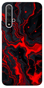 Чохол Black red marble для Huawei Honor 20