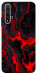 Чохол Black red marble для Huawei Honor 20