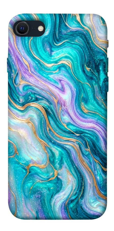 Чехол Mermaid marble для iPhone SE (2022)