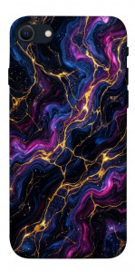 Чехол Purple space marble для iPhone SE (2022)