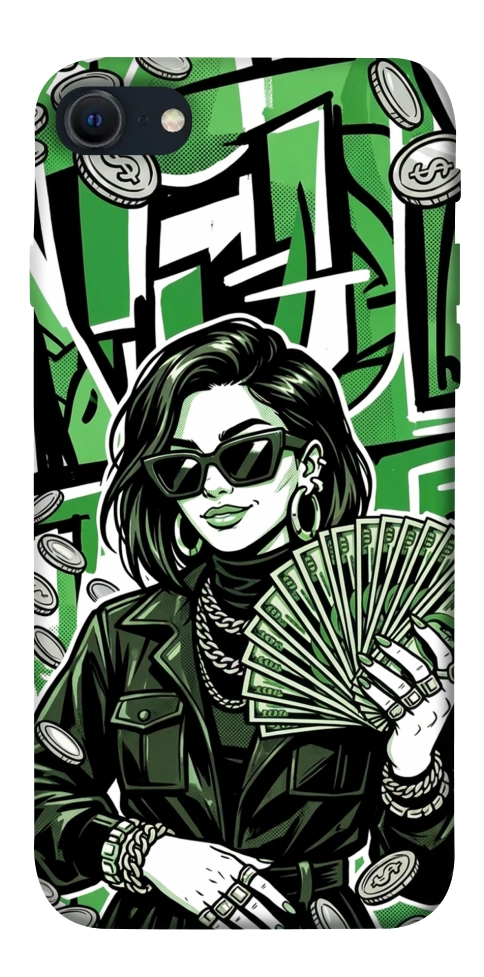 Чехол Money woman green для iPhone SE (2022)