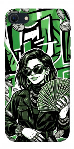Чехол Money woman green для iPhone SE (2022)