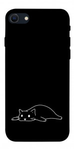 Чехол Lazy cat для iPhone SE (2022)