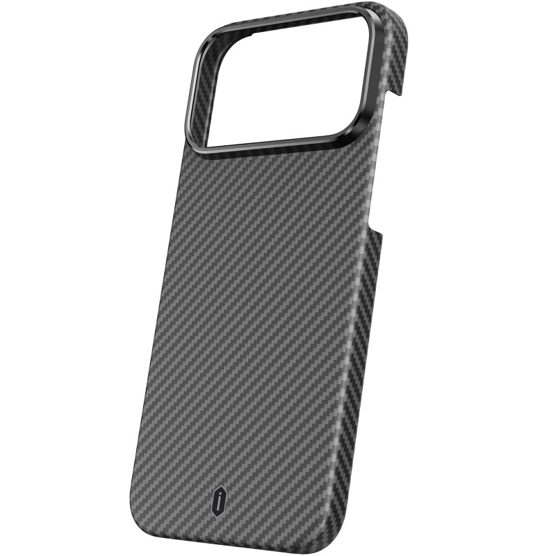 Фото Арамидный чехол WiWU Aramid Air series для Apple iPhone 17 Pro (6.3") (Black) на vchehle.ua