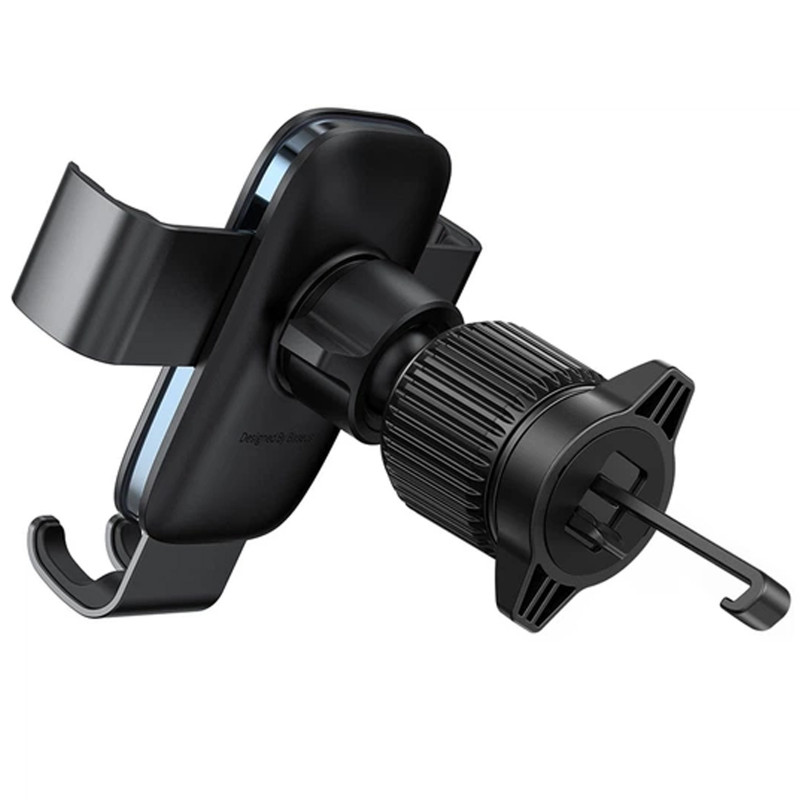 Купить Автодержатель Baseus Metal Age 3 Gravity Car Mount (Air Outlet Version) (C40467600) (Cluster Black) на vchehle.ua