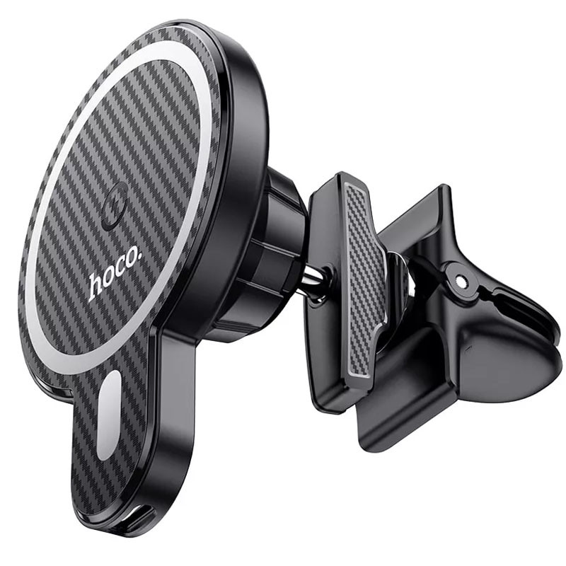 Фото Автотримач з БЗП Hoco CA85 магнітний (Black) на vchehle.ua