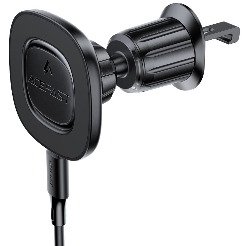 Автотримач з БЗП Acefast D46 QI2 Magnetic Charging 15W (air outlet)