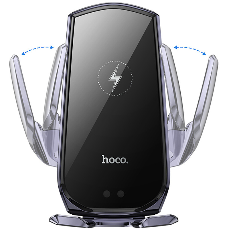 Замовити Автотримач з БЗУ Hoco CA202 Plus (Black) на vchehle.ua