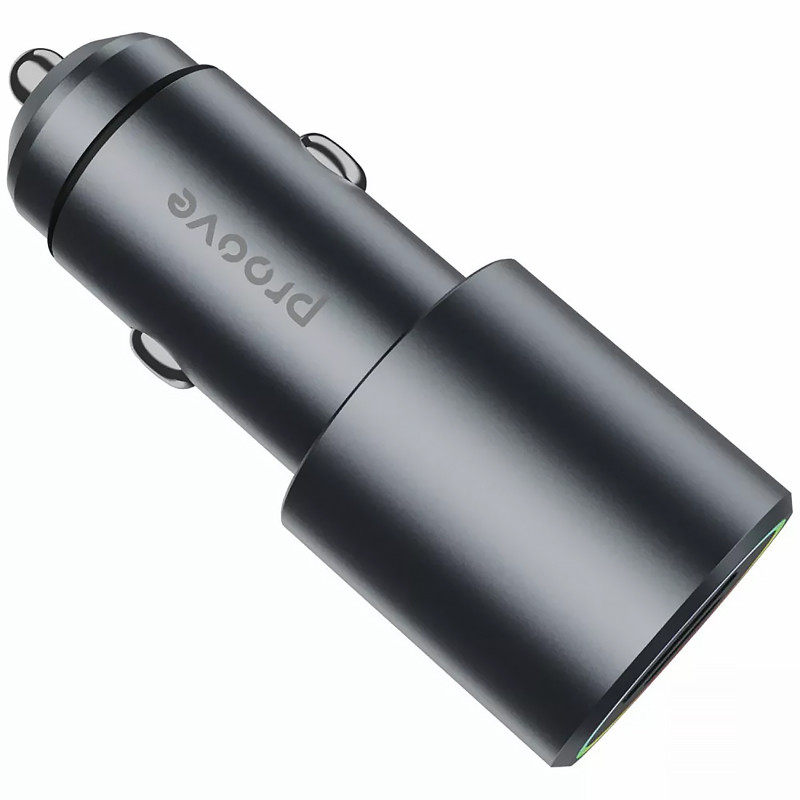 Фото АЗУ Proove Double Energy Plus PD53W+QC3.0 (1USB-A/1C) (Metal gray) на vchehle.ua