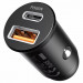 Фото АЗП Proove Tiny Power Pro 65W PD65W+QC3.0 (1USB-A/1C) (Black) в маназині vchehle.ua