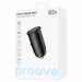 АЗП Proove Tiny Power Pro 65W PD65W+QC3.0 (1USB-A/1C) (Black) в магазині vchehle.ua