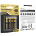 Купити Батарейки Hoco JA2B AAA (LR03) Alkaline 4 pcs (Black) на vchehle.ua