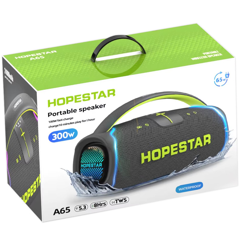 Купить Bluetooth колонка Hopestar A65 300W (Black) на vchehle.ua