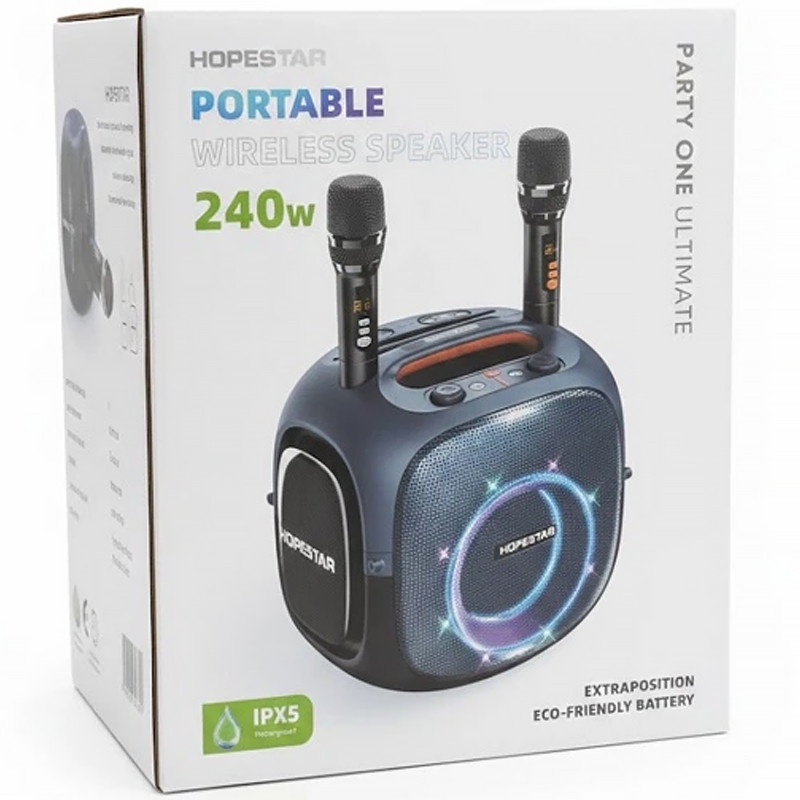 Фото Bluetooth колонка Hopestar Party One Ultimate 240W (Blue) на vchehle.ua