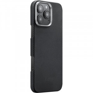 Чехол PC Carbon Protection Slim with Magnetic Fit для Apple iPhone 16 Pro (6.3")