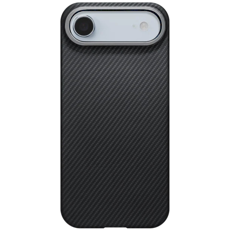 Фото Чохол PC Carbon Protection Slim with Magnetic Fit на Apple iPhone 17 Air (6.5") (Black) на vchehle.ua