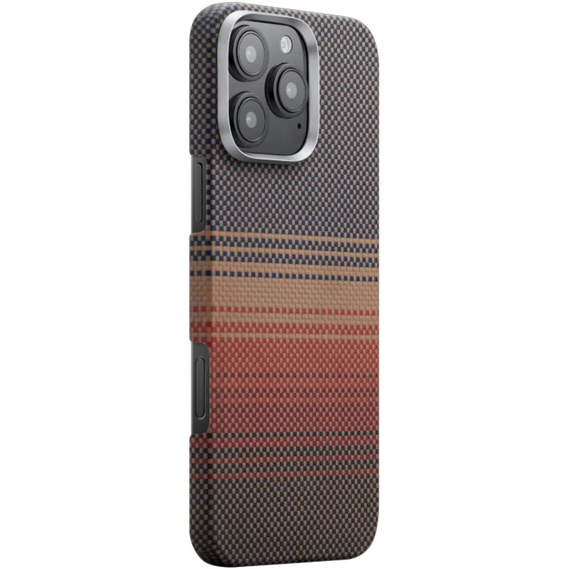 Чехол PC Carbon Protection Slim with Magnetic Fit для Apple iPhone 16 Pro (6.3") (Red)